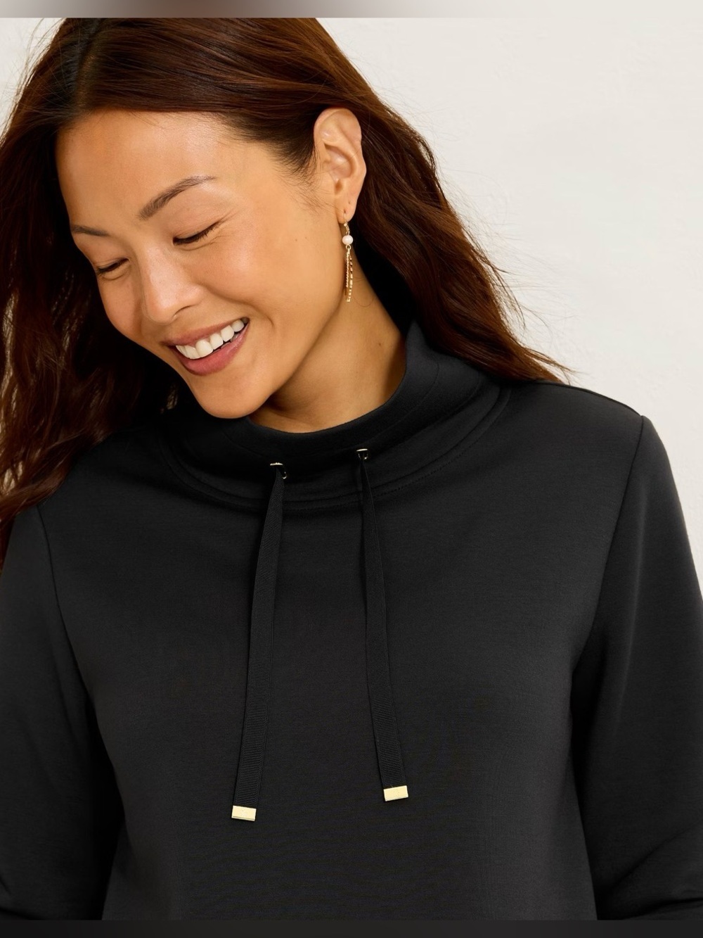 Tommy Bahama Palm Voyage Funnel-Neck Sweatshirt M